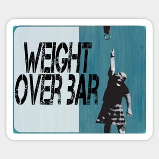 Classic Weight over bar Sticker